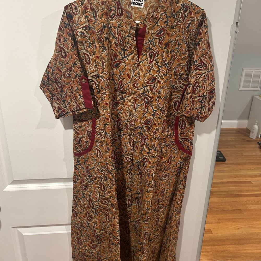 Indian kalamkari work kurta/dress